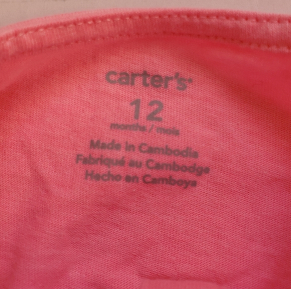 Carters 12M romper - Picture 2 of 2